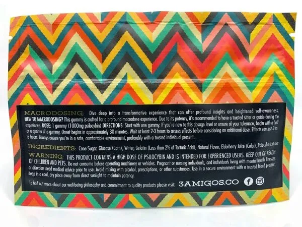 3 Amigos Macrodose Gummies 7g - Image 2