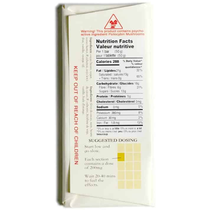 Magic Mushroom Orange Dark Chocolate (70%) - Image 2