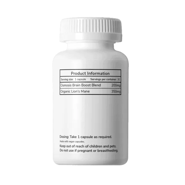 Osmosis Brain Boost: 200mg Magic Mushroom Capsules - Image 2