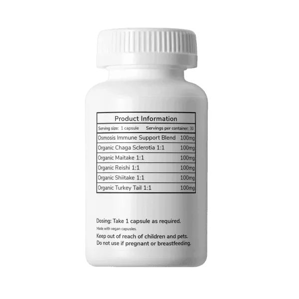 Osmosis Immune Support Magic Mushroom Capsules - Image 2