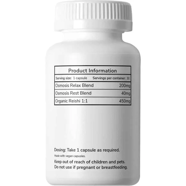 Osmosis Rest & Relax Magic Mushroom Capsules - Image 2