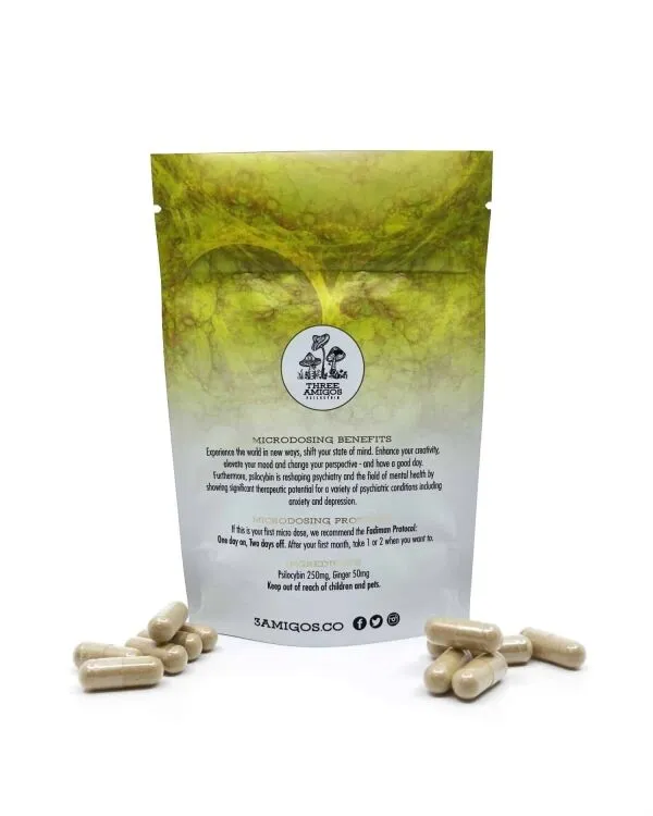 Pure Psilocybin Magic Mushroom: 250mg Capsules - Image 2