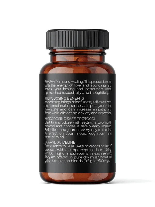 SHAFAA Balance: Optimal Mushroom Microdose Capsules - Image 3