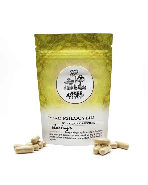 Pure Psilocybin Magic Mushroom: 250mg Capsules