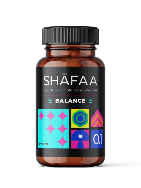 SHAFAA Balance: Optimal Mushroom Microdose Capsules