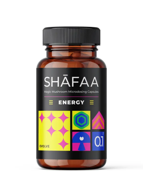 SHAFAA Energy Microdose Mushroom Capsules