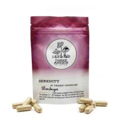 Serenity Magic Mushroom: 100mg Capsules for Anxiety Relief
