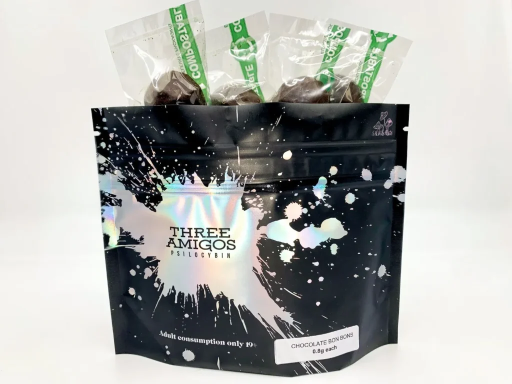 4 Chocolate Bars With Magic Mushrooms