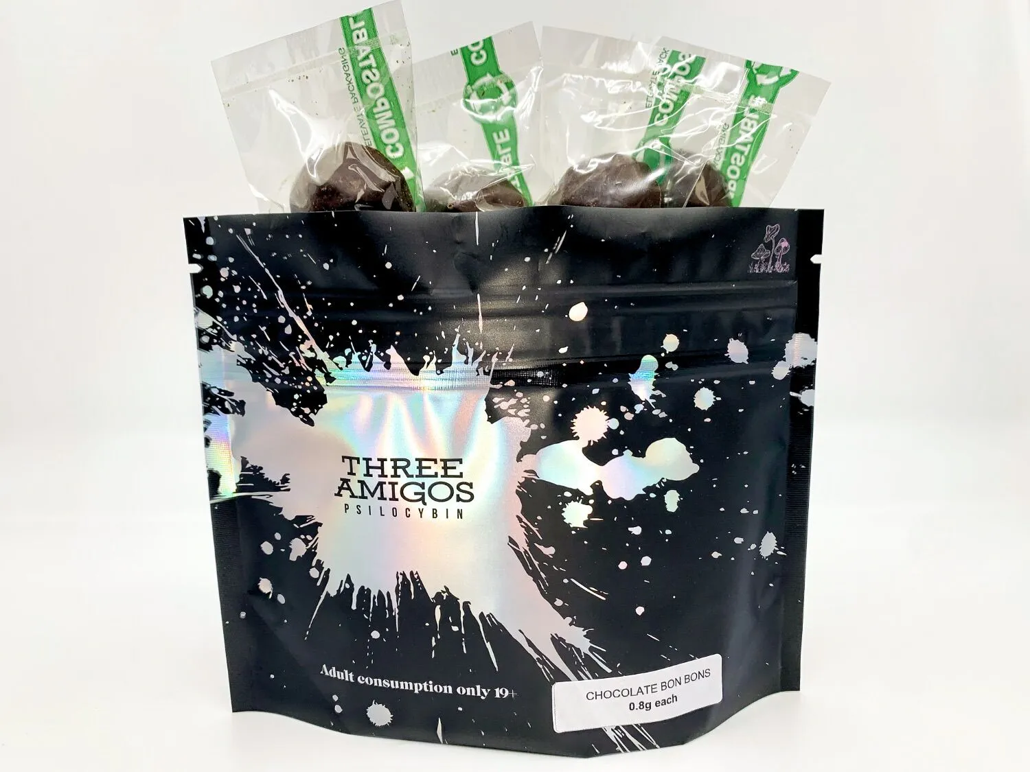 4 Chocolate Bars With Magic Mushrooms