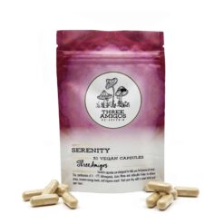 Serenity Magic Mushroom: 100mg Capsules for Anxiety Relief